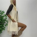 gilet lungo con frange place